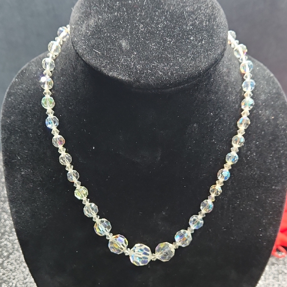Vintage Aurora Borea Necklace Set And Matching Earrings